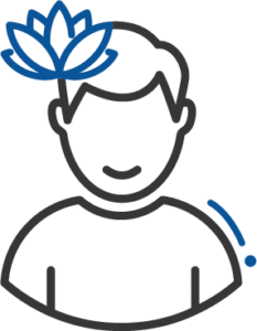 homme avec fleur dans cheveux