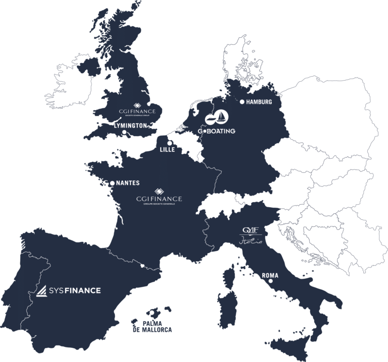 carte présence en europe
