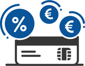 icone avec des symboles d'euros