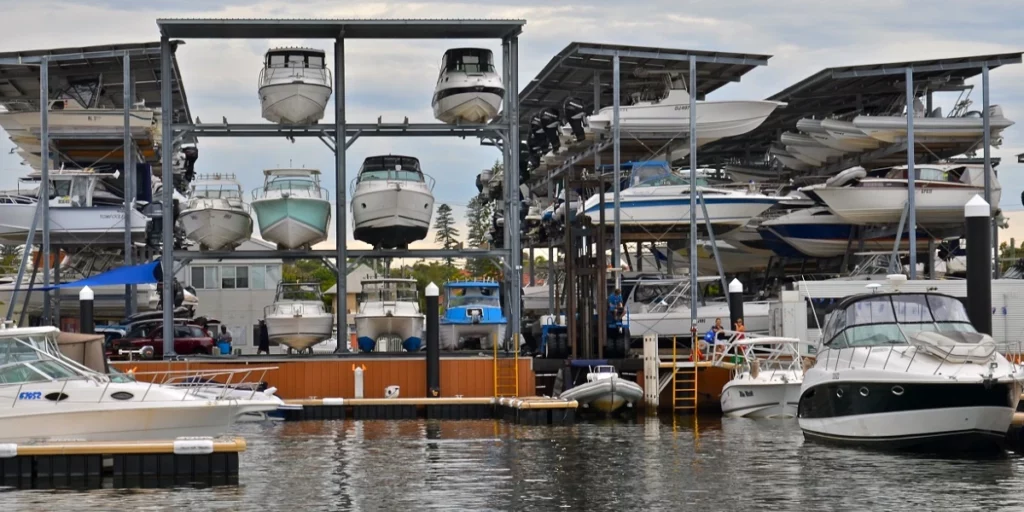 hivernage a quai au port