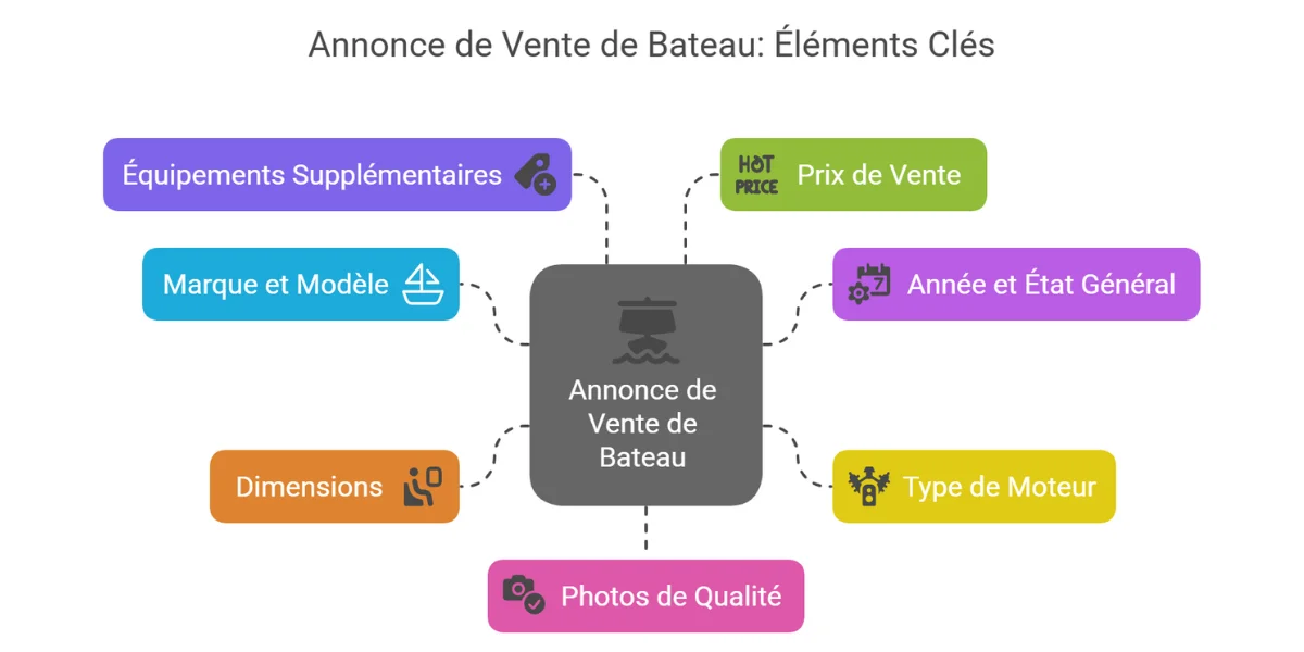 éléments annonces de bateau