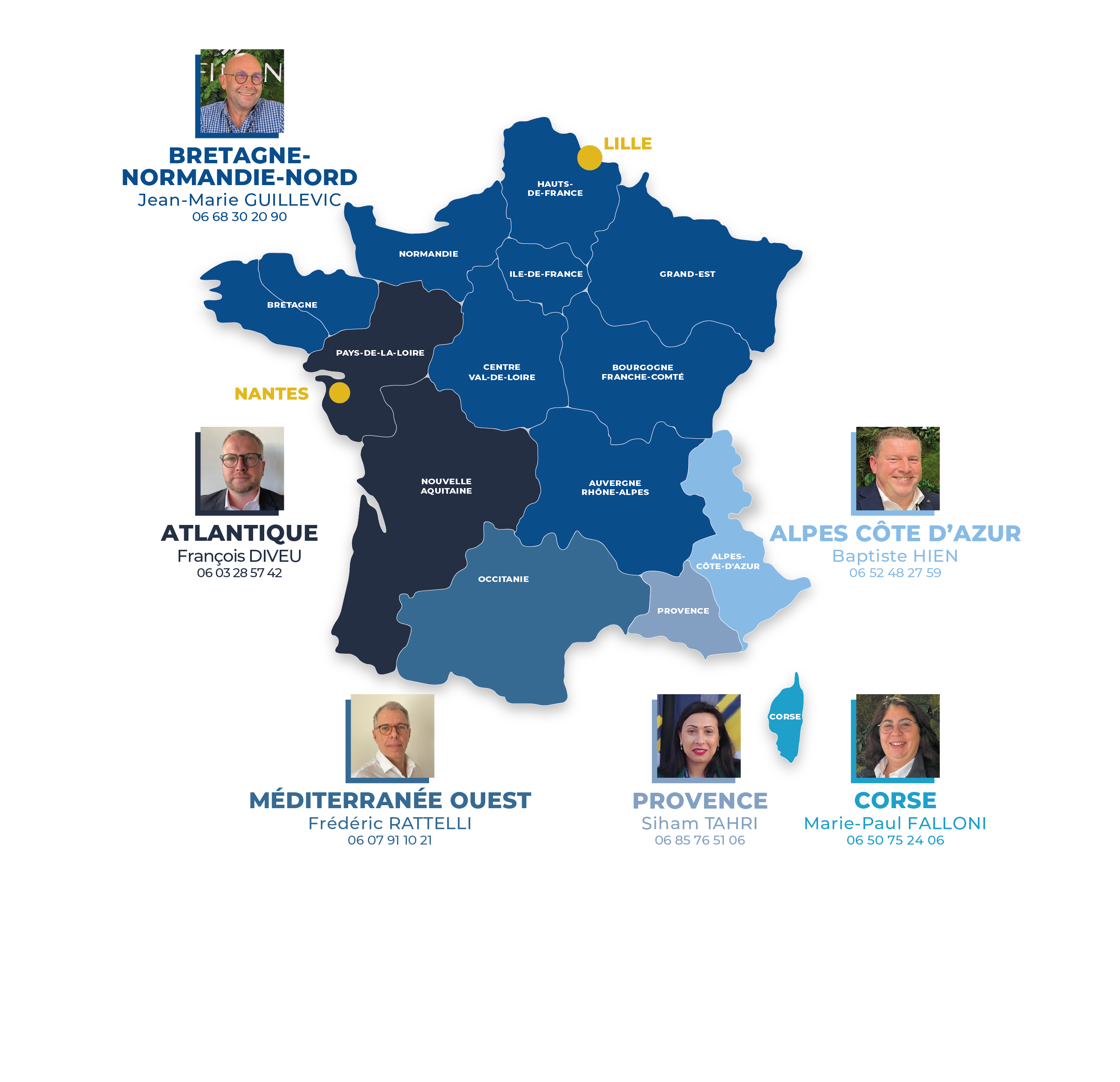 carte avec tel et photo